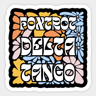 Foxtrot-Delta-Tango Sticker